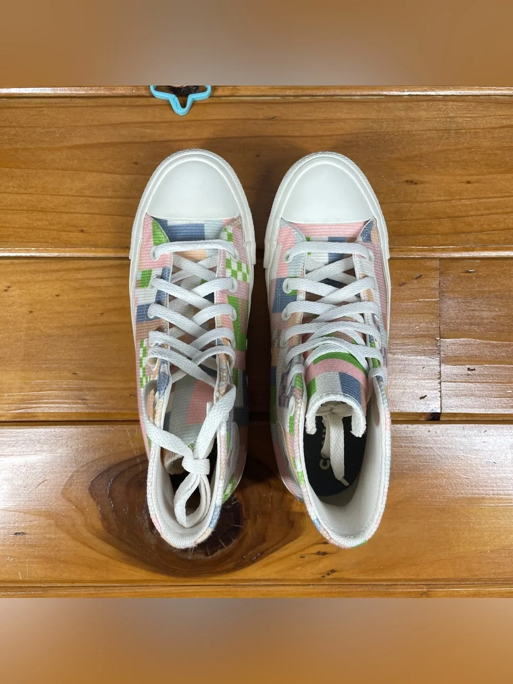 Converse Chuck Taylor All Star WOMENS 7 Crafted High Abstract Stripes 572702F